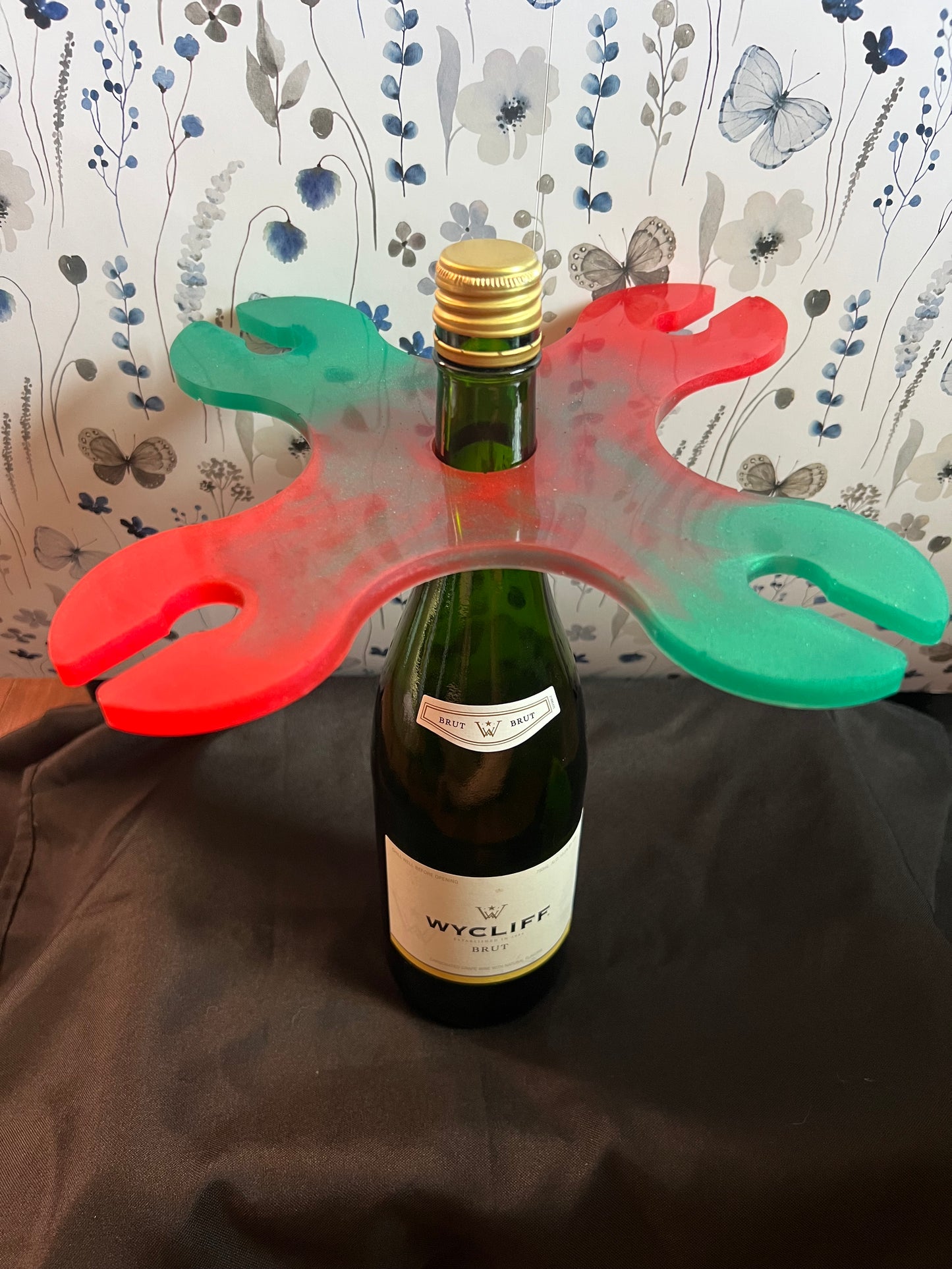 Handmade Resin Wine Glass Holder