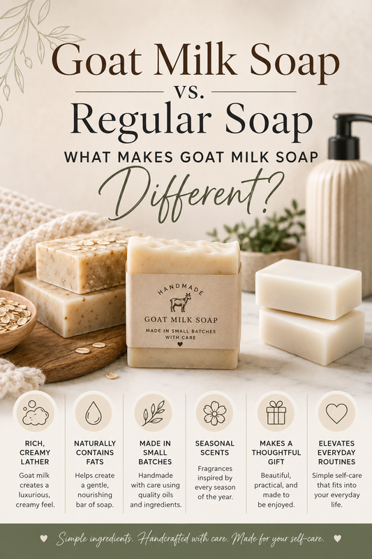 Goat Milk Soap vs. Regular Soap: What Makes Goat Milk Soap Different?