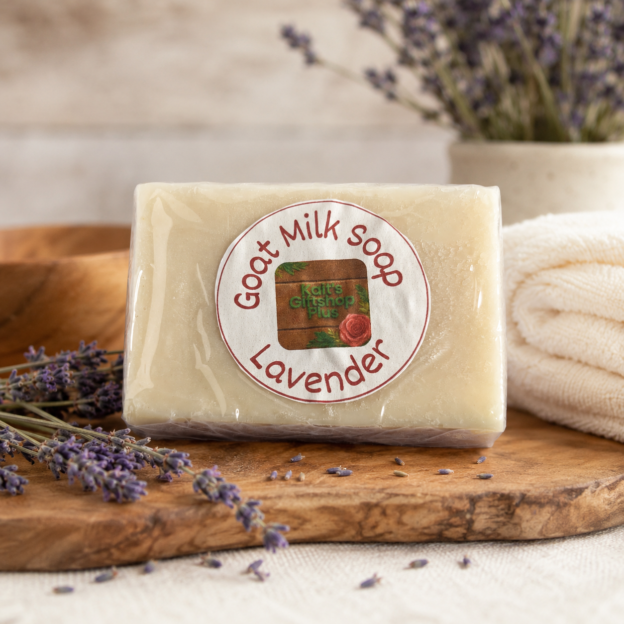 Handcrafted Lavender Goat Milk Soap