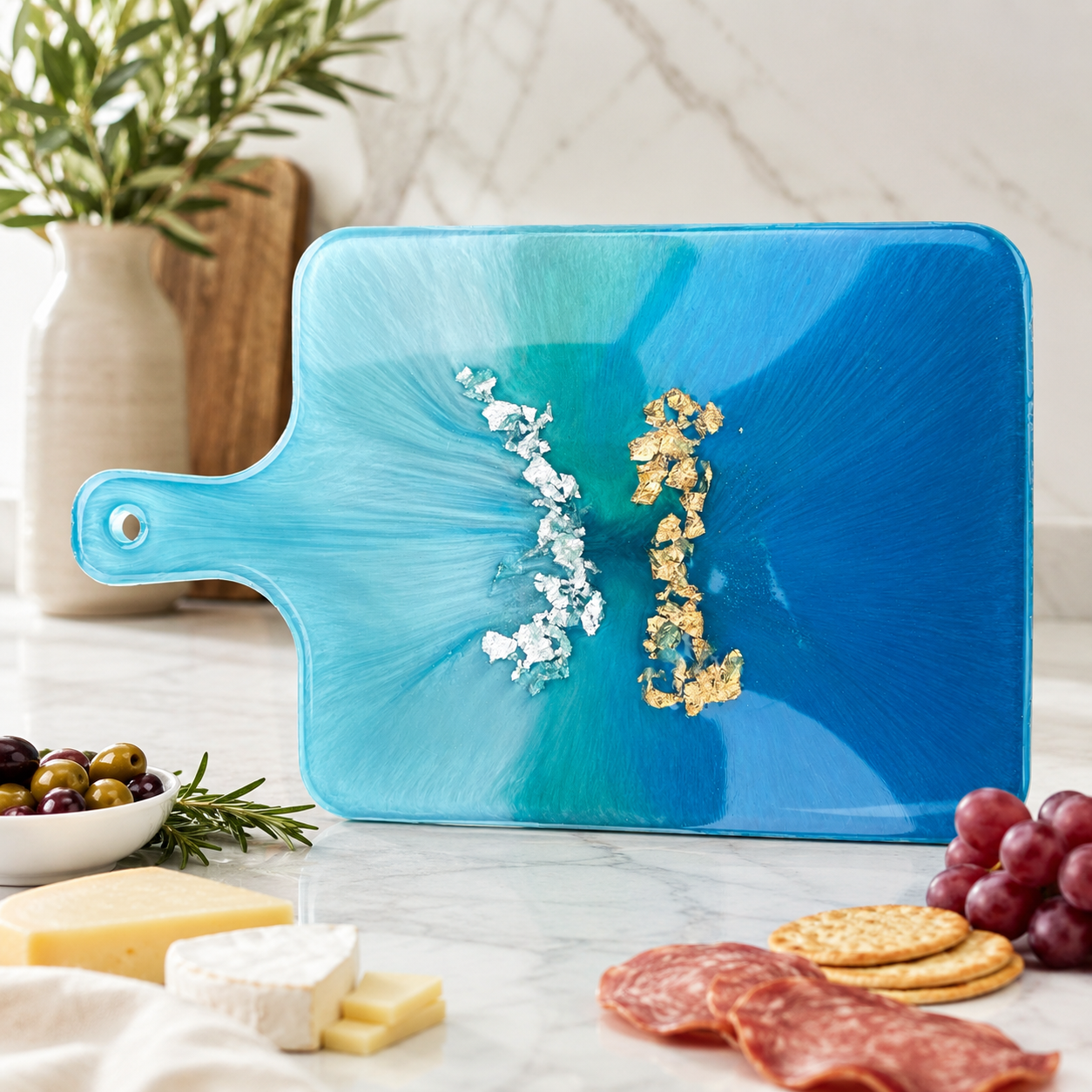 Handcrafted Resin Decorative Charcuterie Board