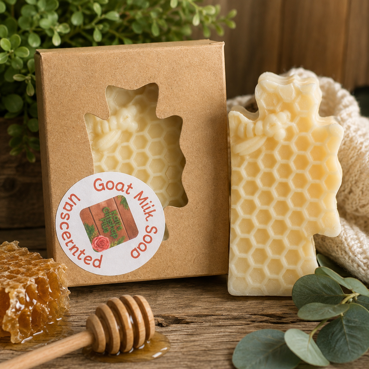 Unscented Goat Milk Soap | Handcrafted Fragrance-Free Soap